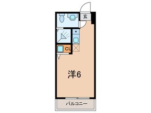 サンハイツ本山(601)の物件間取画像